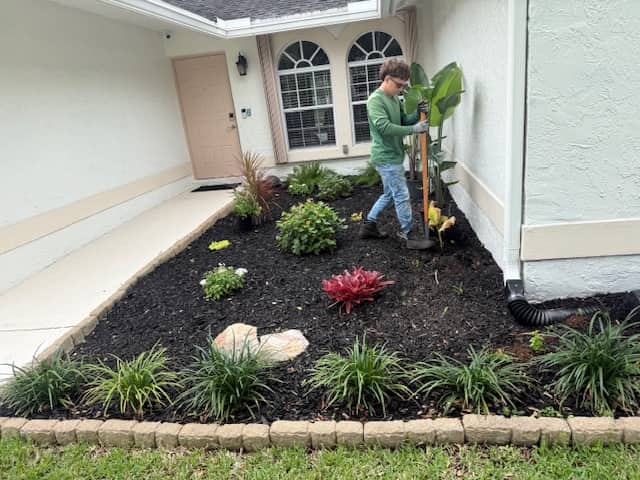 Flower bed installation