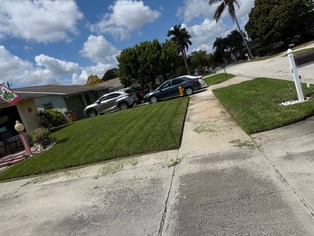 Lawn mowing